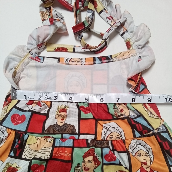 Unique I LOVE LUCY Print Girls Dress Size 2 T - Picture 5 of 8
